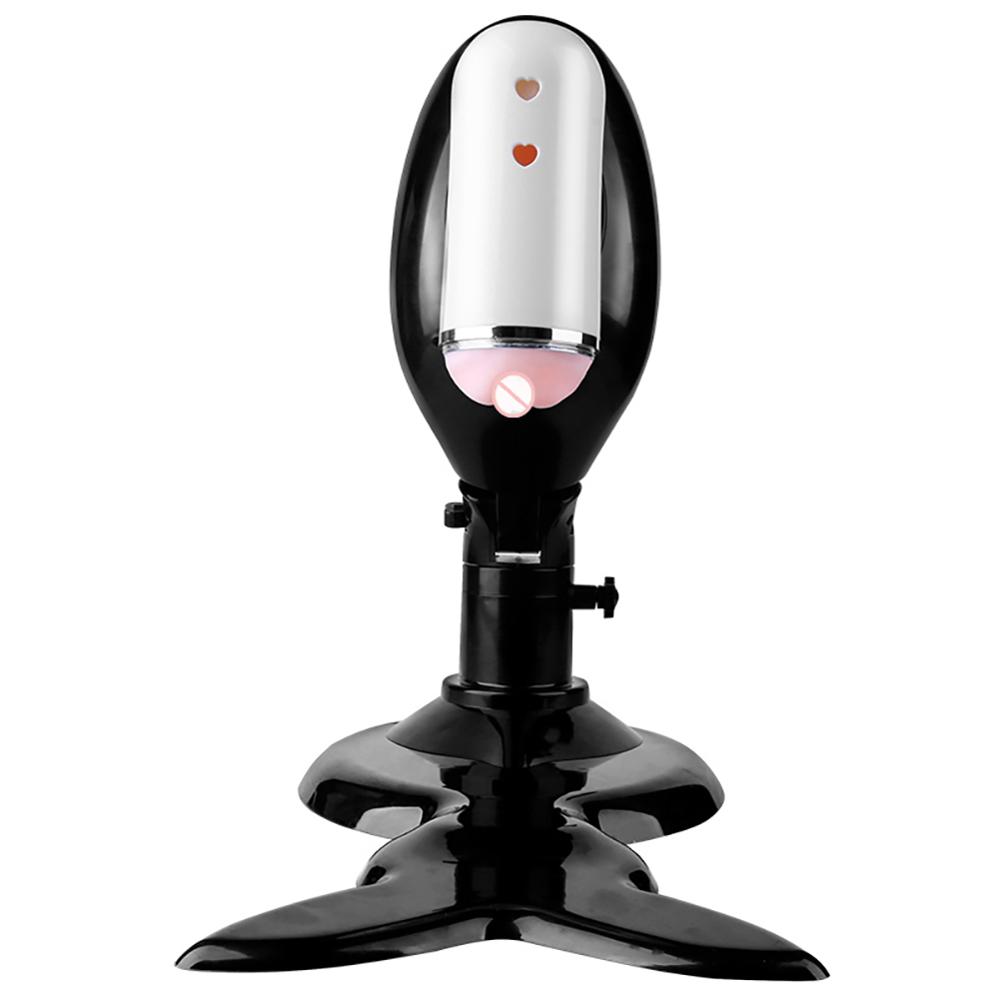 Sexeeg Male Masturbator Male Electric Handsfree Cup Aircraft Appliance Pocket Toy Funny Erotic Male Realistic Cat Wide Angle Adjustment for More Poses 