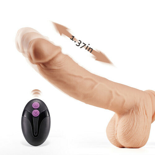 Sexeeg Rotary Telescopic Thrust Dildo Rocking Toy Vibration Stimulation Clitoris Anus Uterine Cavity Lifelike Strong Sucker 