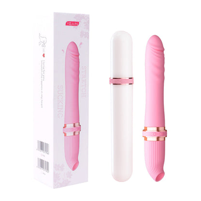 Sexeeg Telescoping Vibrator Female 10 Frequency Variable Sex Machine Clitoris Vibrador 