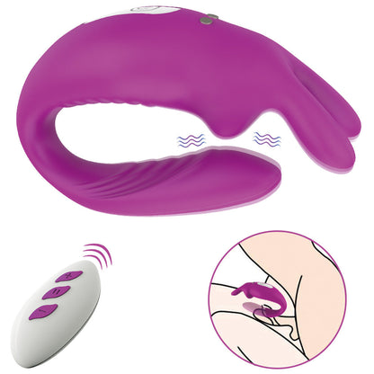 Sexeeg Clitoral G-Spot Rabbit Vibrator - Couple 