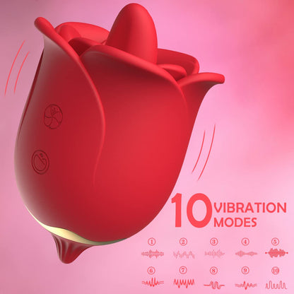 SexeegRose Toys Nipples Clitorals Stimulator With Tongue For Women 