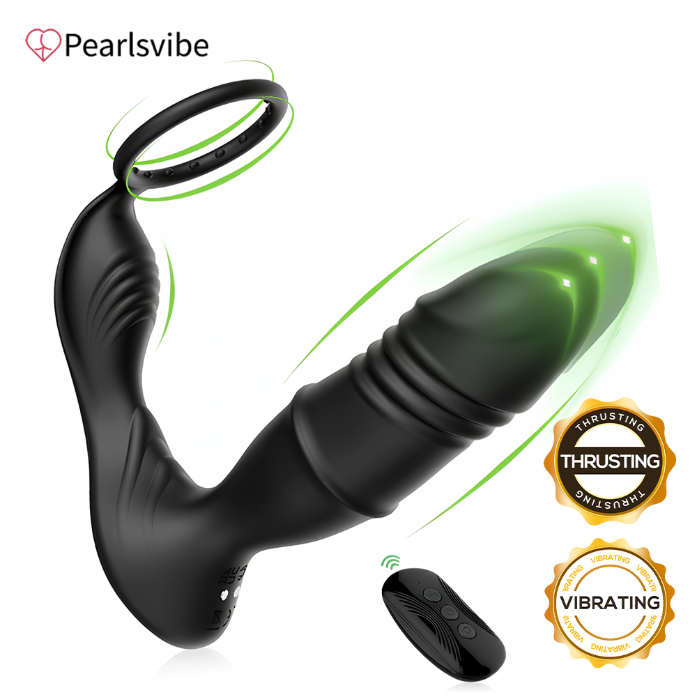 Sexeeg Mason APP/Controller & 9-Telescopic /Vibration & Cock Rings Prostate Massager 