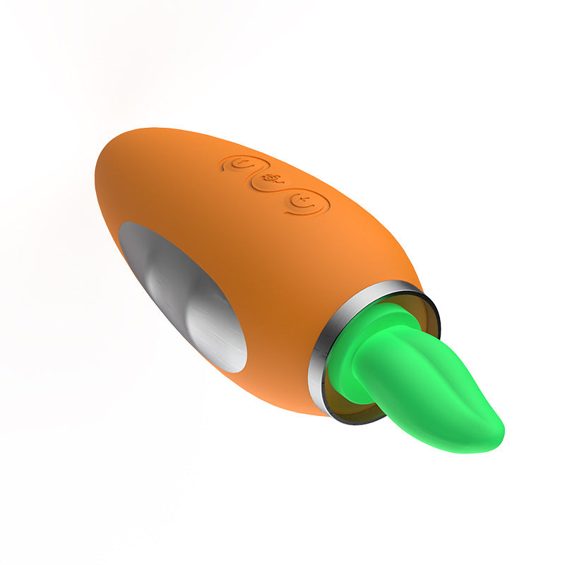 Sexeeg Carrot Vibrator Female Masturbator Vibration Av Automatic Heating Sucking Tongue Licker Pluggable 