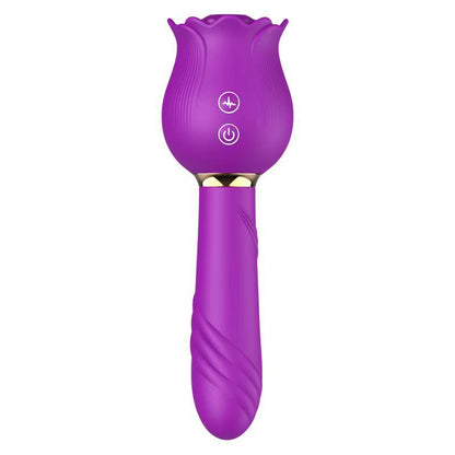 Sexeeg Rose Shaker Sucking Jump Egg Adult Toy G-spot Masturbation Device for Women 