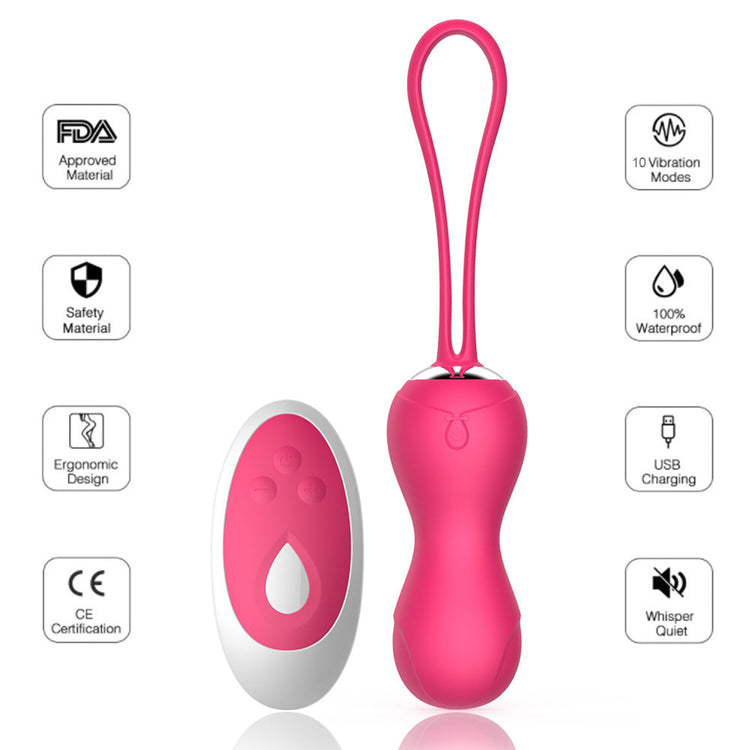 Sexeeg Vibrating Eggs Vaginal Tighten Exercise Kegel balls G Spot Vibrators  Clitoris Stimulation for Women 