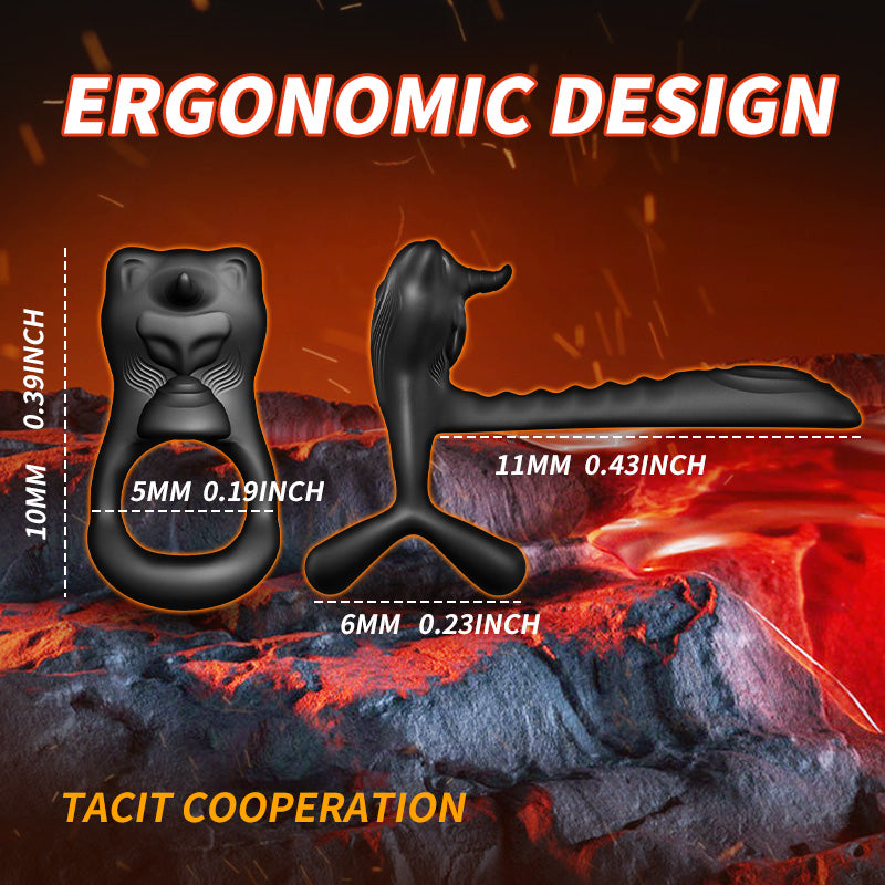 Sexeeg Bull Demon King Anal Toy Vibrator Male Prostate Massager Delay Ejaculation 
