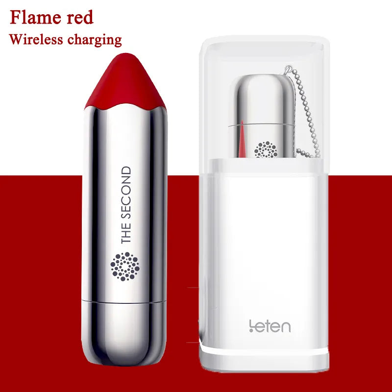 Sexeeg Little Silver Bullet Lipstick Vibrator 