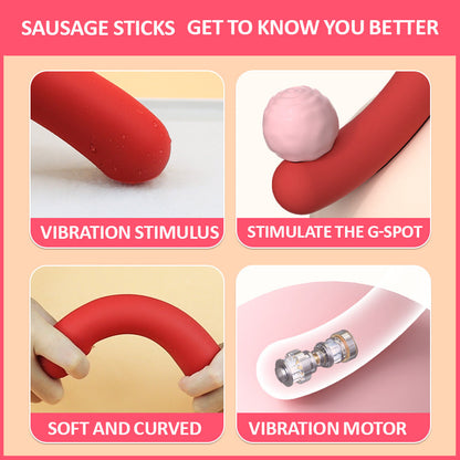 sexeeg Sausage Vibrator Masturbation Device for Women 