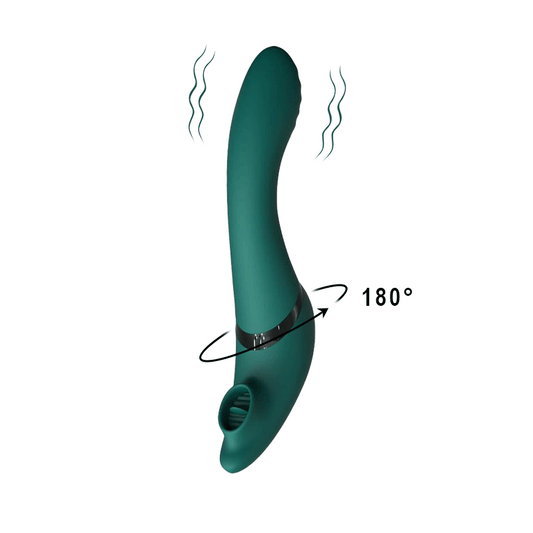 Sexeeg Spinning Sucking Vibrator