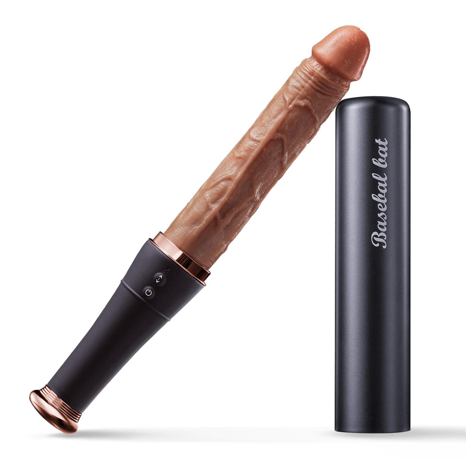 Sexeeg Baseball - Automatic Telescopic Dildo With Tongue Licking And Heating Function 