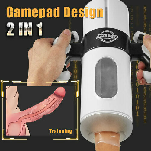Sexeeg Full Automatic Airplane Cup Male Articles, Masturbation Device, Retractable Adult Electric Cup 