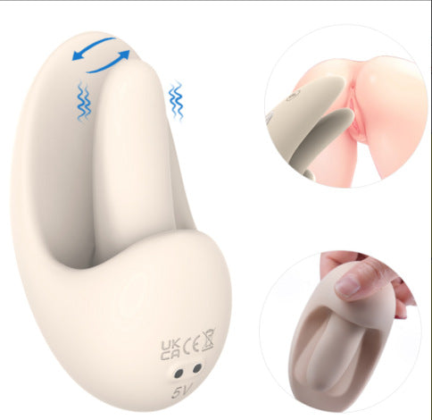 Sexeeg Tongue Shape Licking Nipples Clit Stimulation Vibrators For Women 