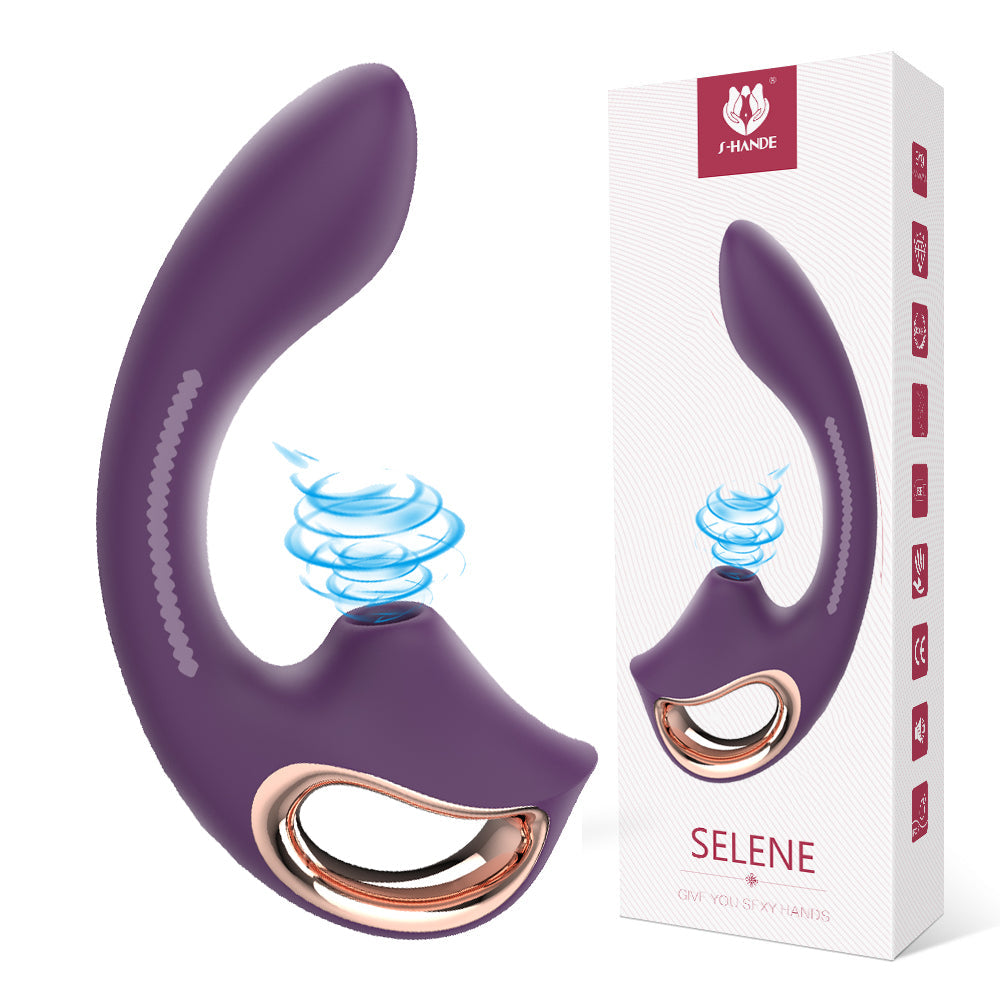 Sexeeg Fashion Women's Masturbation G-spot Stick Sucking Vibrating Stick Husband And Wife Share Adult Articles 