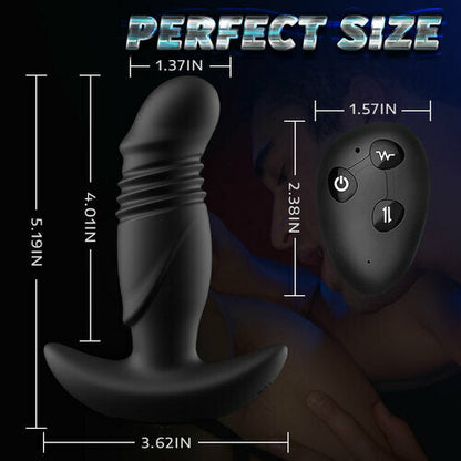 Sexeeg JOAIDA Prostate Massager with APP-remote control 3 Thrusts & 9 Vibrations 