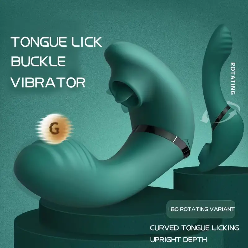 Sexeeg Spinning Sucking Vibrator 