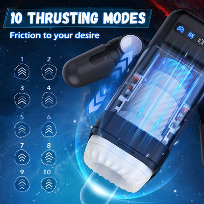 Sexeeg Game cup - Thrust Vibration Masturbator With Heating Function 