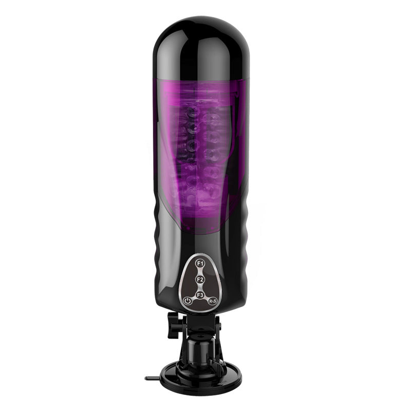 Sexeeg First Class Trainer Rotating and Thrusting Suction Cup Masturbator 