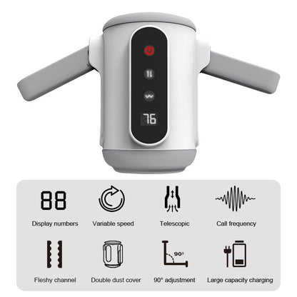 Sexeeg Automatic Male Masturbator for Man: Game Cup Pulse - Telescopic Vibration 