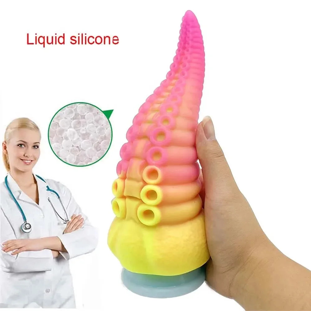 Anal Dildos for Women Plug Octopus Tentacles Silicone Dildos Sex Toys