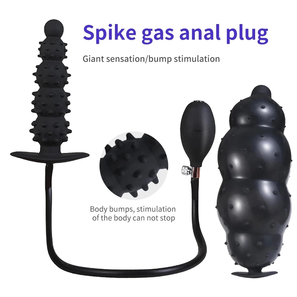 Expand Inflatable Anal Plug Huge Butt Plug Stimulate Sex Toy For Women Men Big Anal Toys