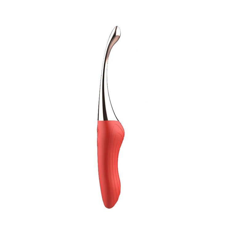 Sexeeg Curved G-Spot Vibrator — Chrome Tip & Multi-Speed