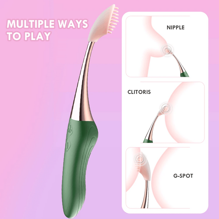 Sexeeg Curved G-Spot Vibrator — Chrome Tip & Multi-Speed