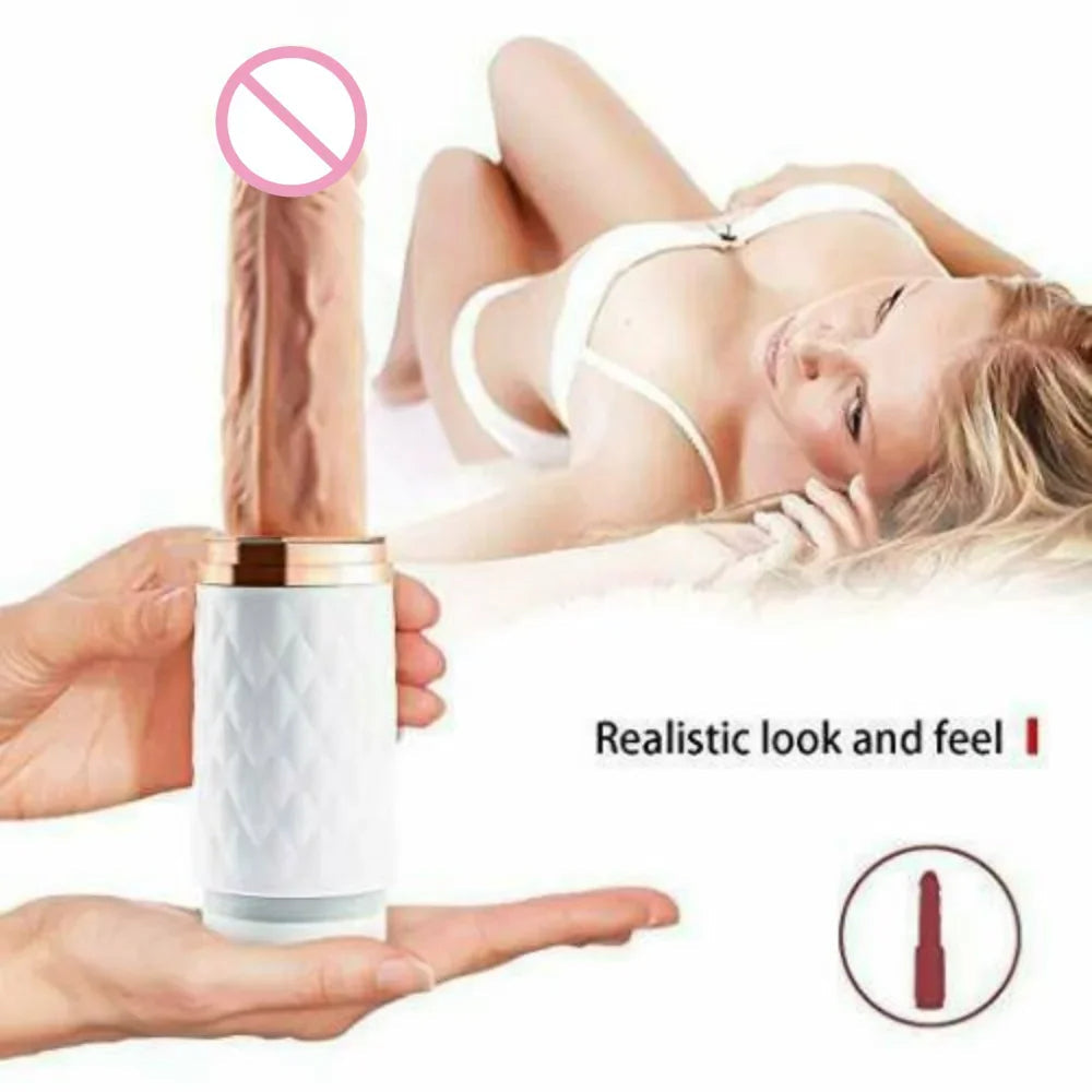 Sexeeg Automatic Telescopic Gun, Women's Vibrating Rod, Massage, Masturbation, Investment Promotion, One Piece, Issued On Behalf 