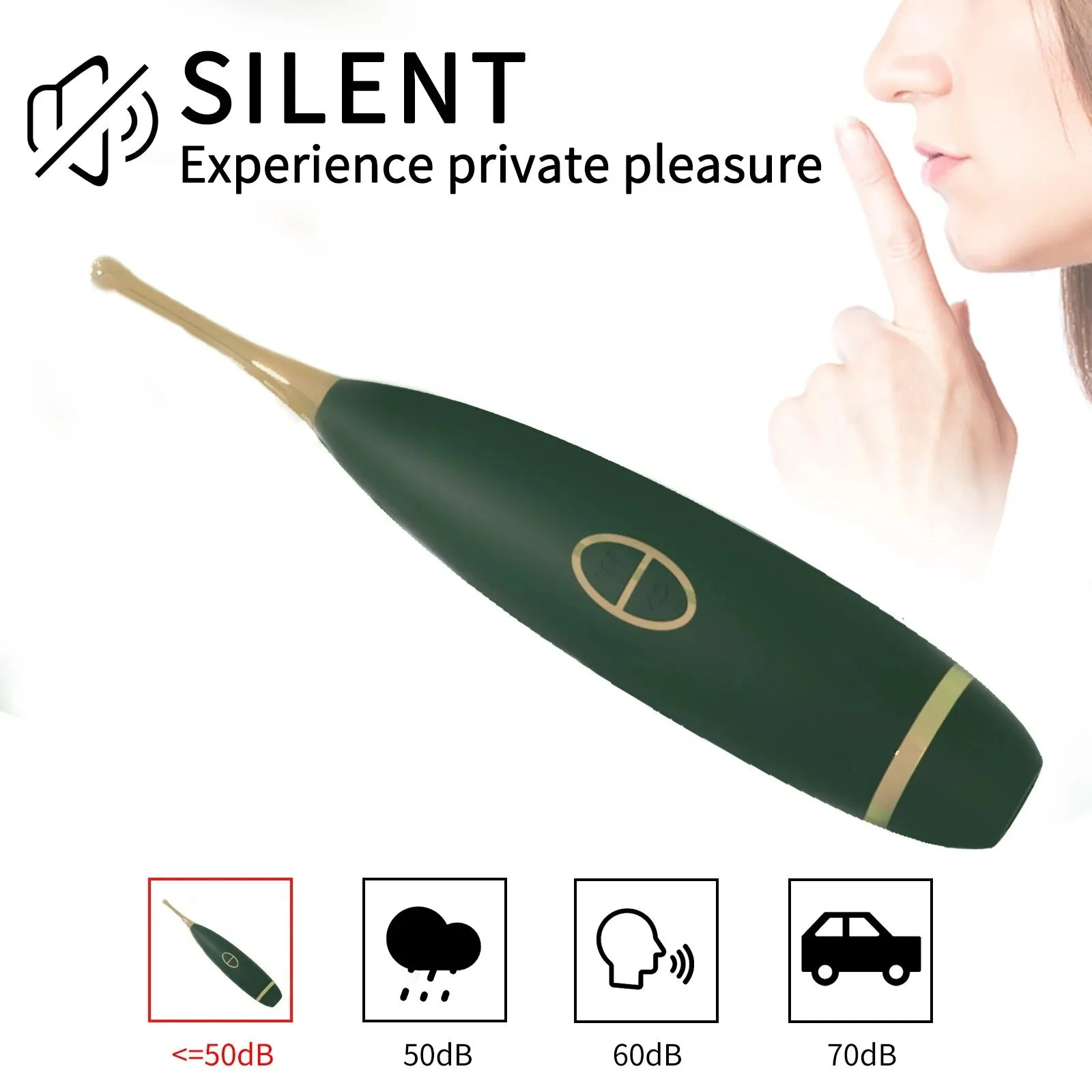 Sexeeg Powerful Clitoris Sucking Vibrator Pen G-spot Stimulator 