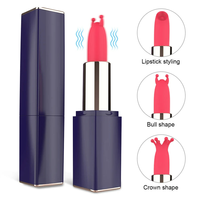 Sexeeg Mini Lipstick Vibrator Secret Bullet Masturbator Nipple Clitoris Stimulator 