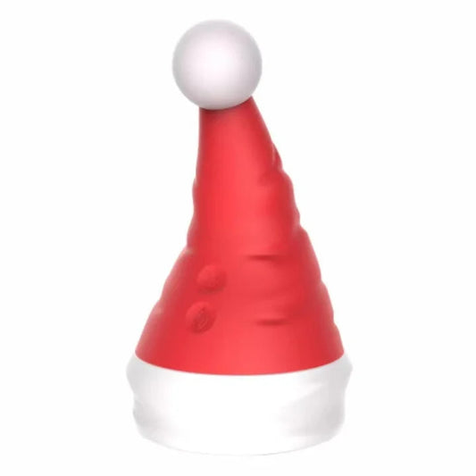 Sexeeg Santa Hat Vibrator 15 Speed Cunnilingus Masturbator Clit G-Spot Stimulator For Christmas