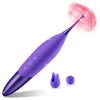 Sexeeg Multi-Tip Precision Wand — 3 Silicone Heads & 10 Modes