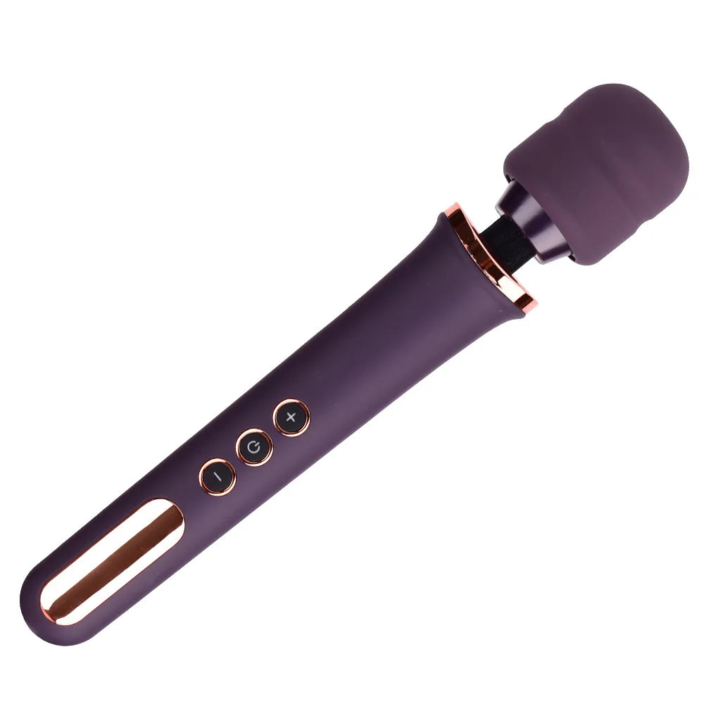 10 Frequency 5-speed Massage Stick Waterproof and Silent USB Charging Magic Wand Vibrators