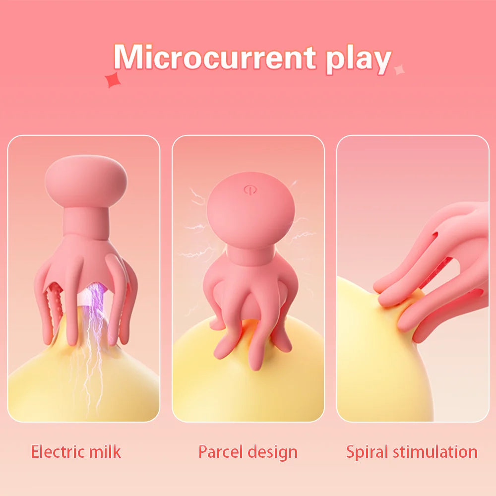 Nipple Vibrator for Women Breast Massager Sucking Stimulator