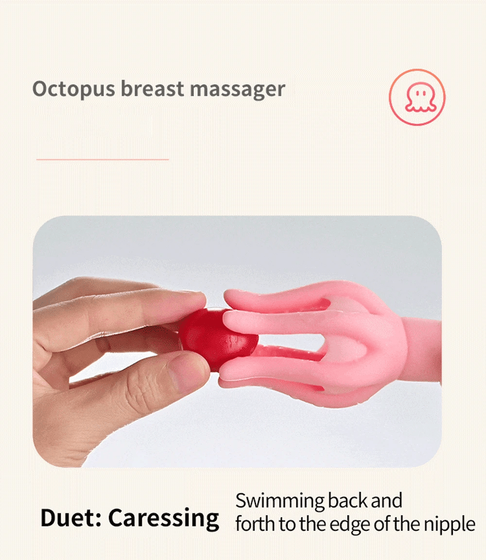 Nipple Vibrator for Women Breast Massager Sucking Stimulator