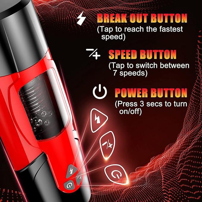 Sexeeg Hands-Free Ball-Bearing Stroker — 7 Modes
