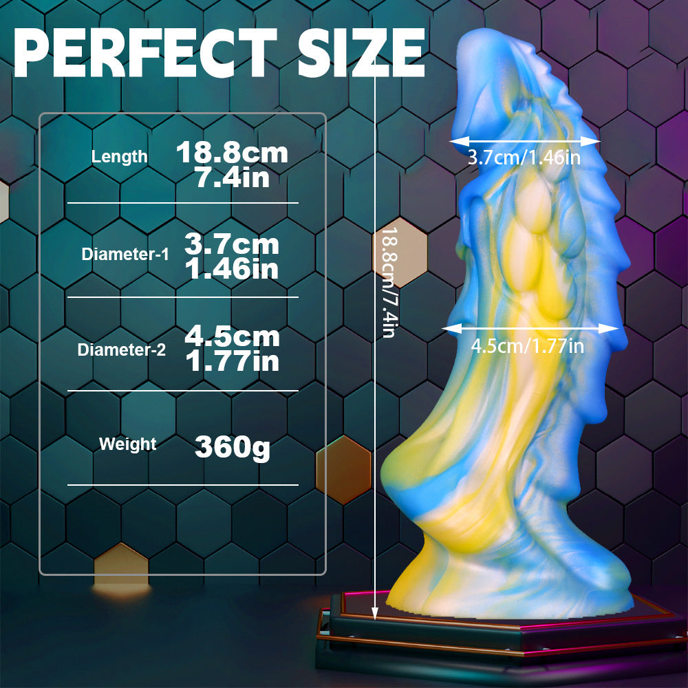 Liquid Silicone Big Dildo Simulated Butt Plug Anal Plug for Women