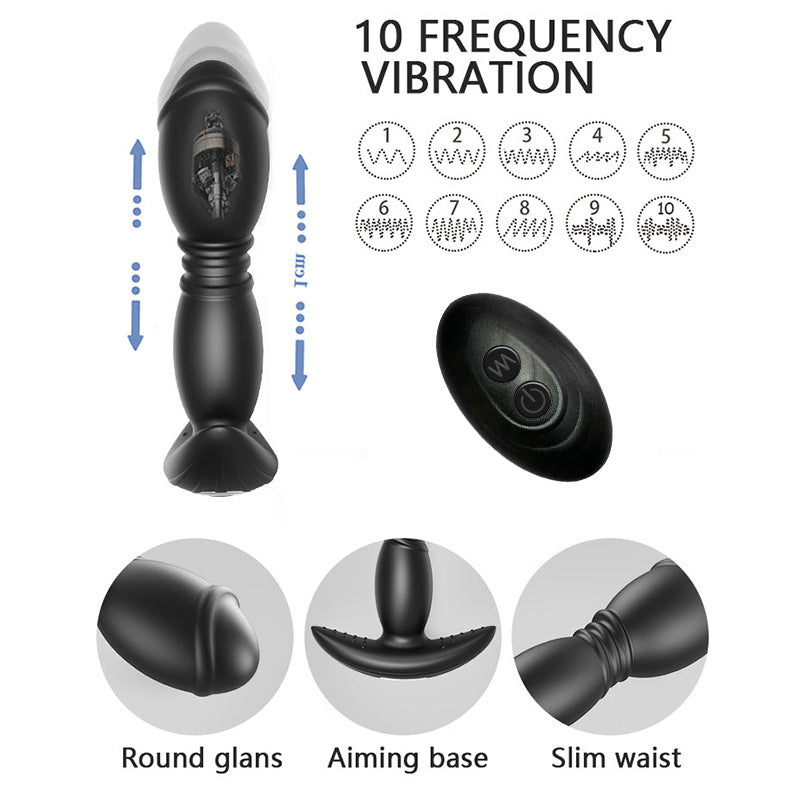 Sexeeg Remote App Control Dildo Retractable Remote Control Vibrator Strong Vibration Sex Toy Outing Wearable Toy