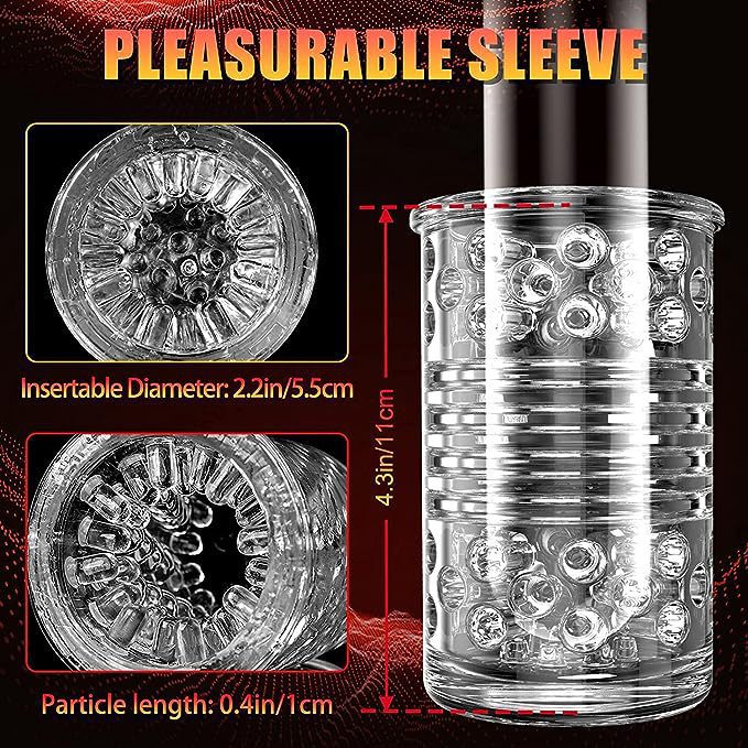 Sexeeg Hands-Free Ball-Bearing Stroker — 7 Modes
