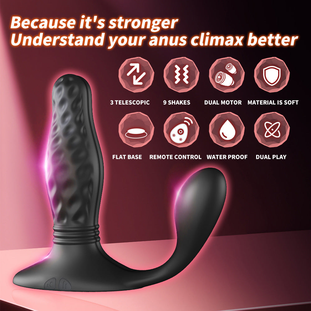 Sexeeg Cock Ring Anal Plug APP Remote Control Vibrators Prostate Massagers