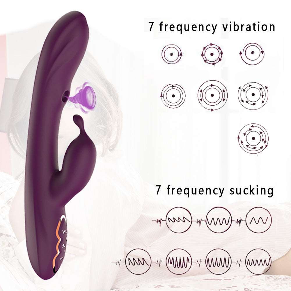 Sexeeg 7-Frequency G-Spot Suction Vibrator 