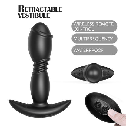 Sexeeg Remote App Control Dildo Retractable Remote Control Vibrator Strong Vibration Sex Toy Outing Wearable Toy