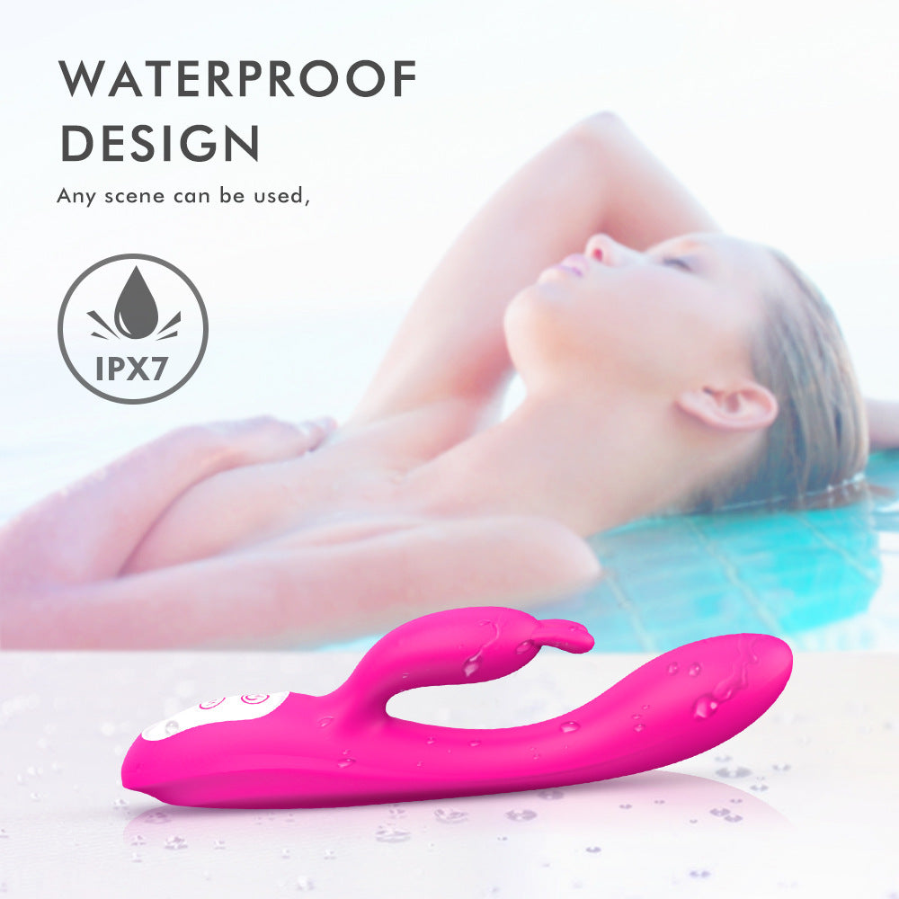 Sexeeg Female Masturbation Device Rabbit Heated Vibrator Waterproof 