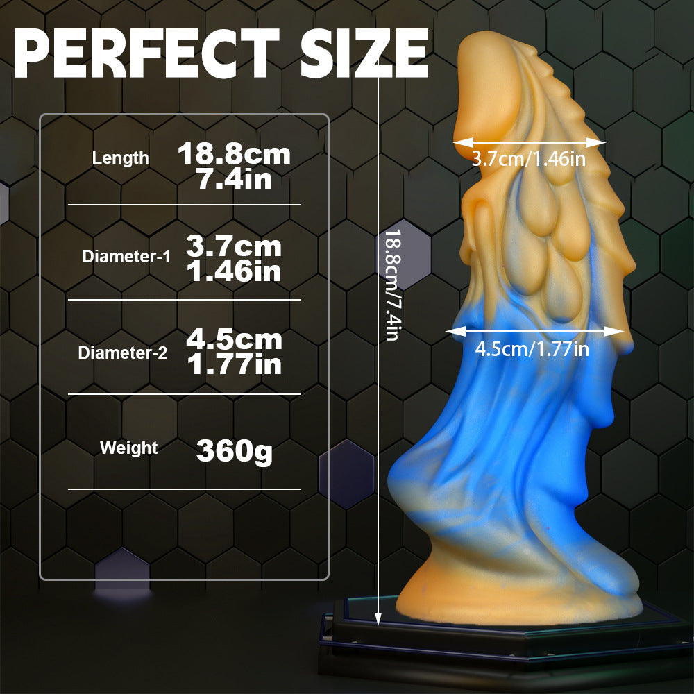 Liquid Silicone Big Dildo Simulated Butt Plug Anal Plug for Women