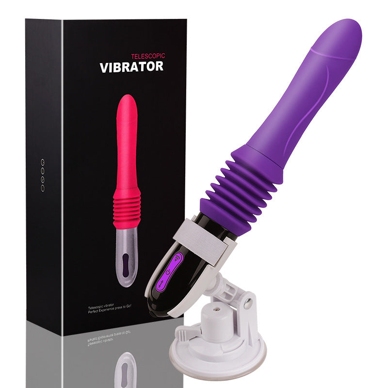 Sexeeg Telescopic Thrusting 10 Frequency Sex Dildos Machine for Female