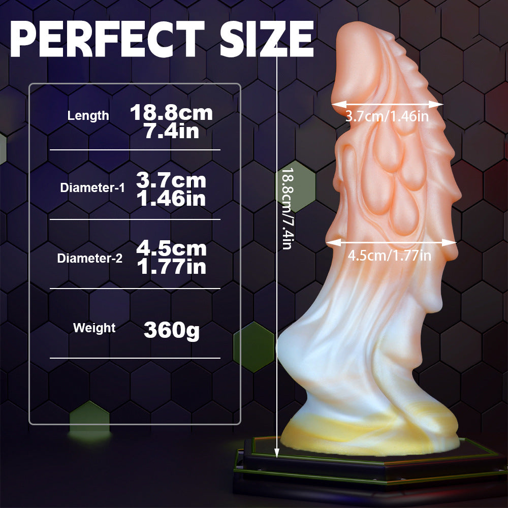 Liquid Silicone Big Dildo Simulated Butt Plug Anal Plug for Women