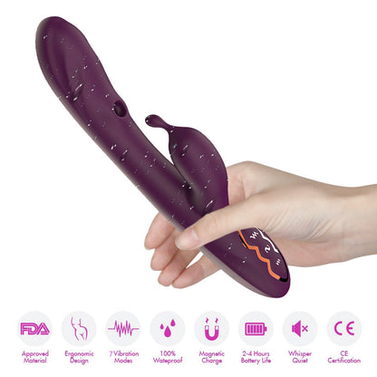 Sexeeg 7-Frequency G-Spot Suction Vibrator 