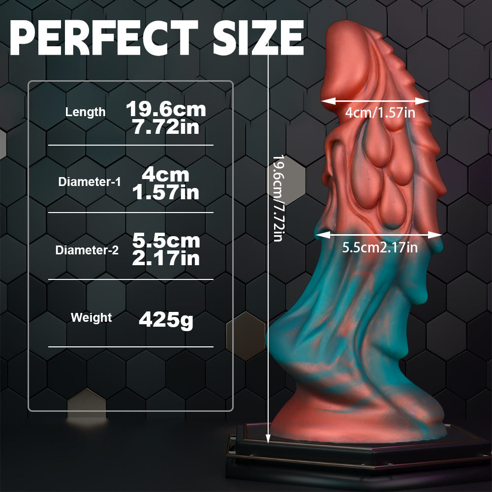 Liquid Silicone Big Dildo Simulated Butt Plug Anal Plug for Women