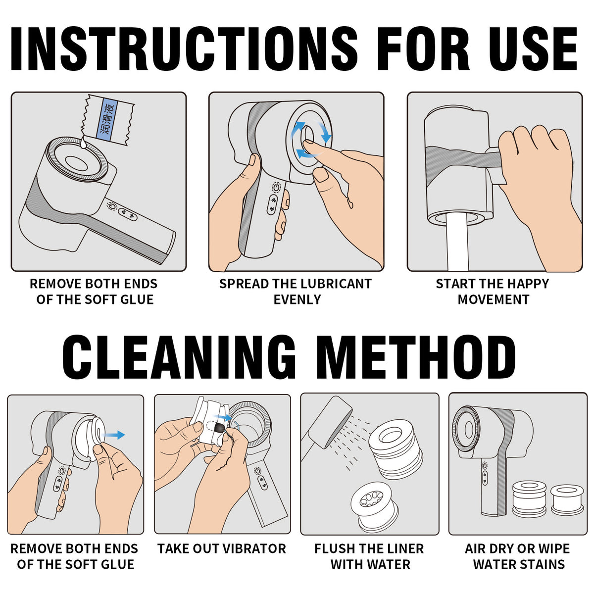 Sexeeg Thor 1st Generation Multi Frequency Telescopic Rotating Vibration Male Penis Masturbation Cup