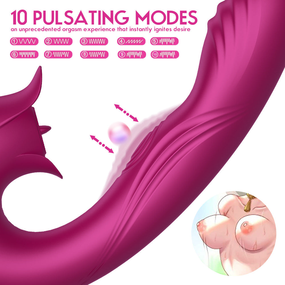 Sexeeg Devil Flower Sex Toys Sucking Dildo Vibrator For Women G-Spot Vibrators