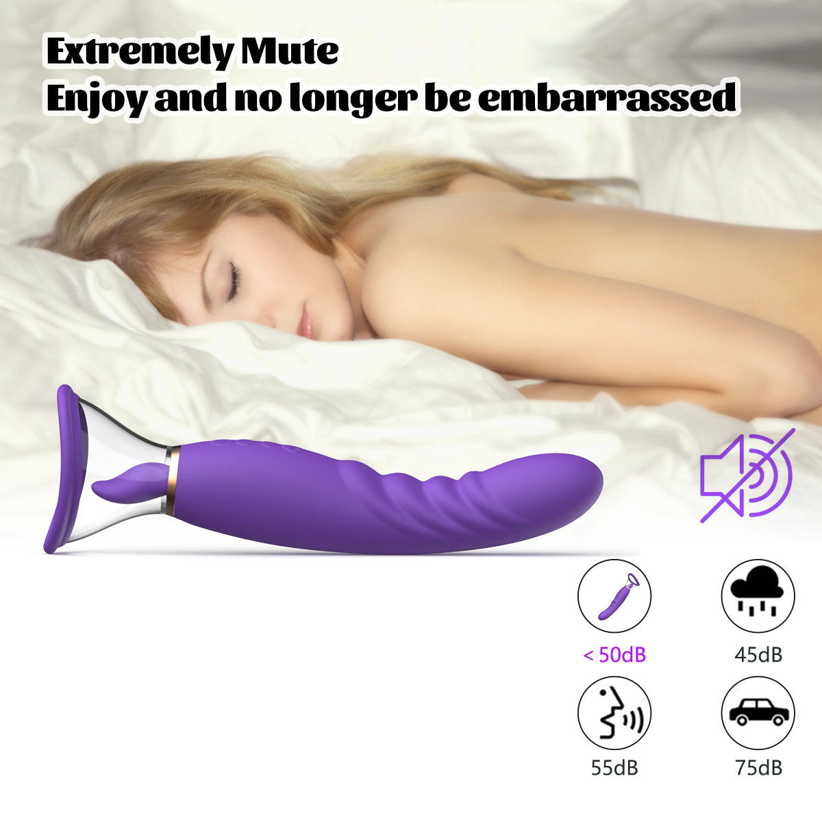 Sexeeg Sucking Licking Vibrating Tongue Oral Clitoral G spot Vibrator